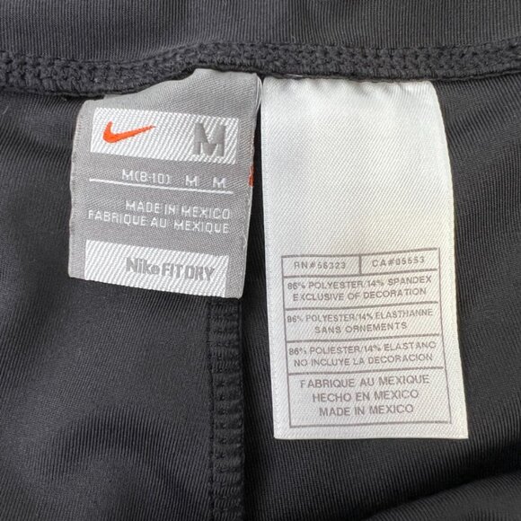 Vintage Nike Pant Women Medium Wide Leg Crop Swoosh 28x23 Gym Retro Y2K Core Ex - Picture 5 of 10